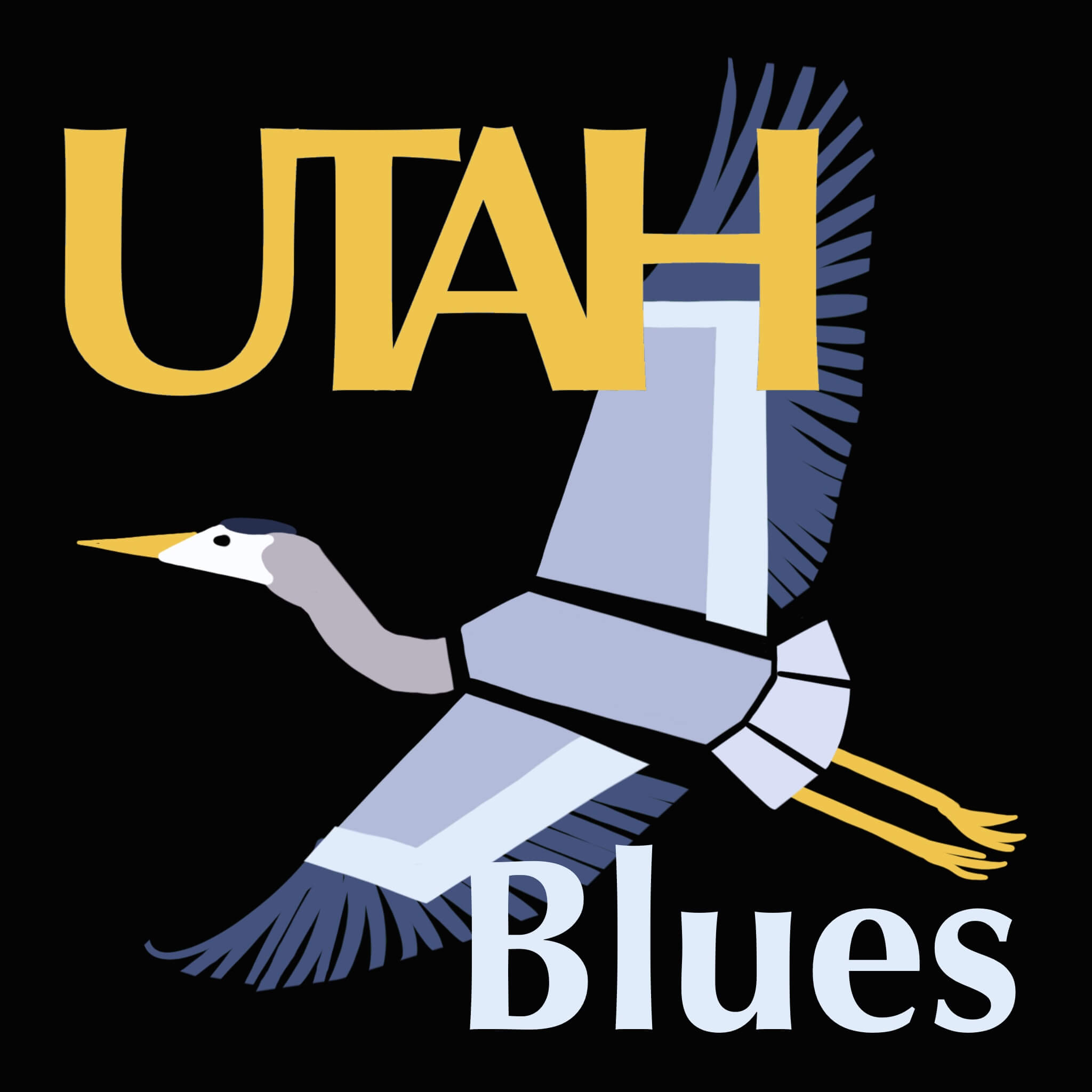 Logo for 'Utah Blues'