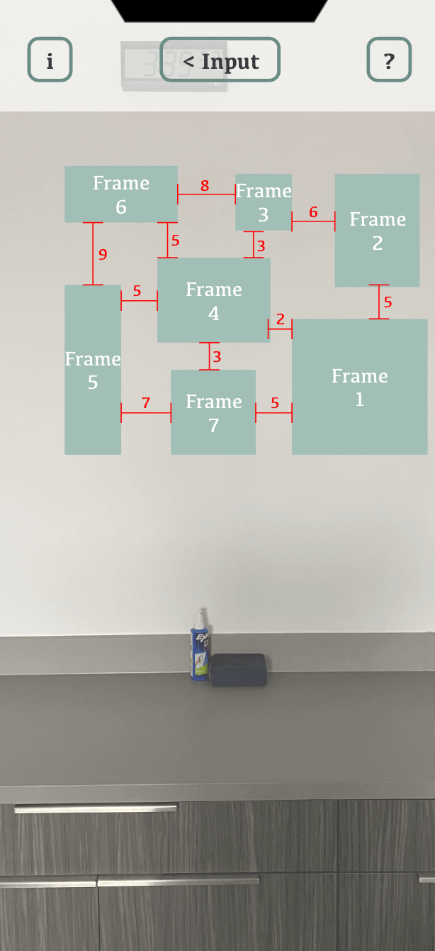 Mockup of Arrange a Frame layout