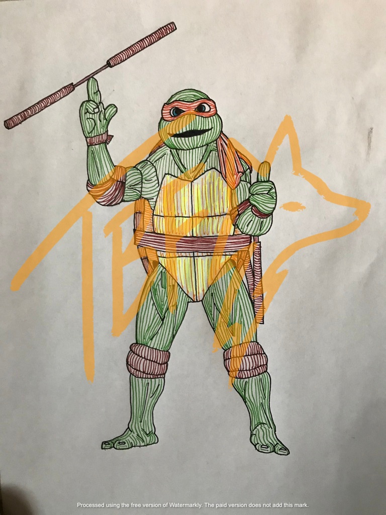 Michelangelo Sketch